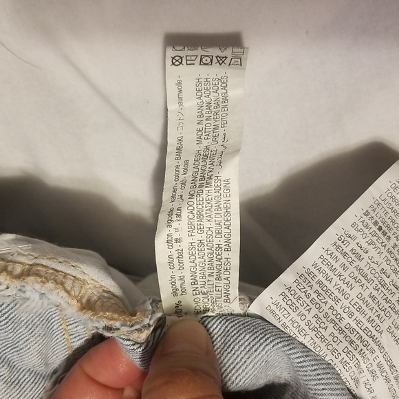 NWT Zara Denim Shorts Women's Size 4 Color Light Blue - Picture 10 of 10